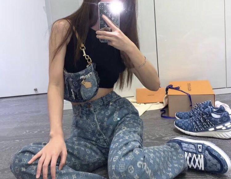 Lv denim pants preorder (Category: Luxury Apparel) located in Angeles City. Submitted by luxury_district.korea (Listing ID 1143261182, Image 1). Description: All sizes are available for preorder .