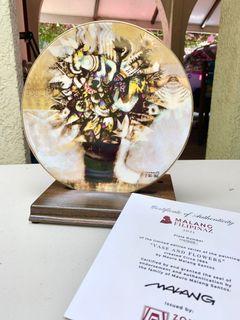 Malang floral plate