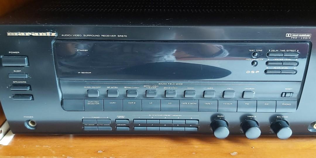 Marantz surround sound system DR670, Audio, Soundbars, Speakers