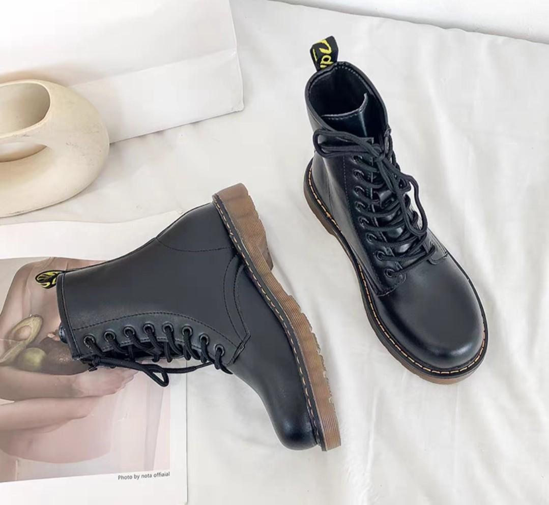 City british style ladies store low boots martin boots