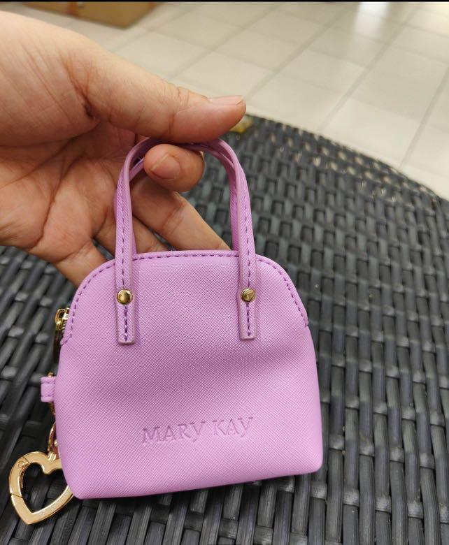 Mary Kay Charity Key Chain Lipstick Pouch Purple Limited Edition