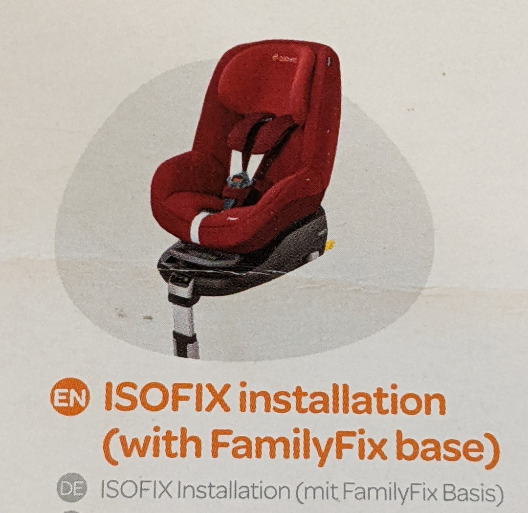 Maxi Cosi Pearl car seat ISO FIX family base, Babies & Kids, Going Out