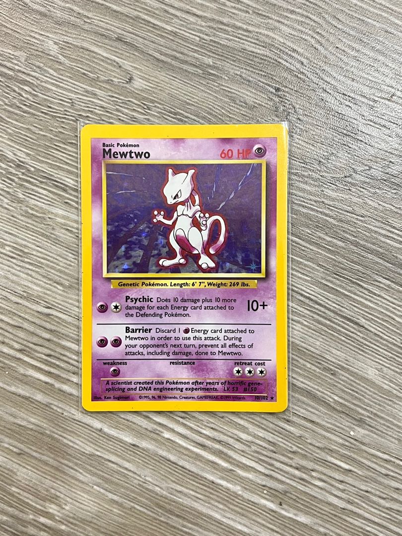 flesh and blood card game 1st edition PSA 7 ROCKET'S MEWTWO HOLO-1ST EDITION