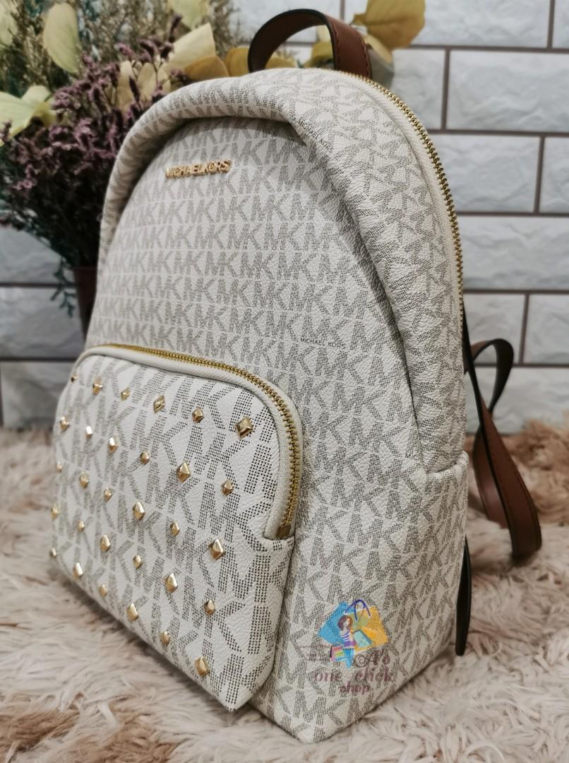 MICHAEL KORS ERIN MEDIUM STUDDED BACKPACK, Luxury, Bags & Wallets on