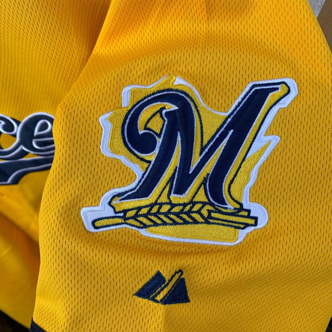 MLB Majestic Milwaukee Brewers Cerveceros Gonzaga Baseball Jersey, Men's  Fashion, Tops & Sets, Tshirts & Polo Shirts on Carousell