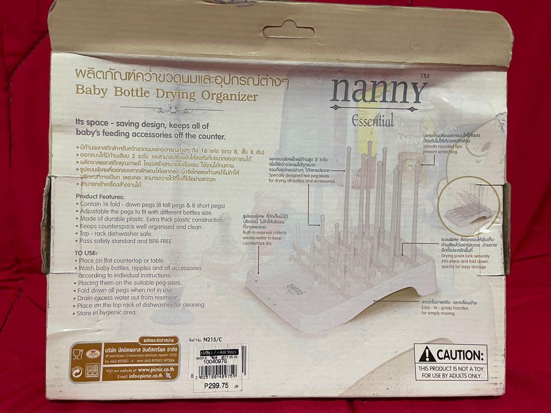 Nanny Baby Bottle Drying Organizer P100 (Category: Weaning & Toddler Feeding) located in Quezon City. Submitted by sang2016 (Listing ID 1143223752, Image 2). Description: *Pick up only at Grass Residence Quezon City.