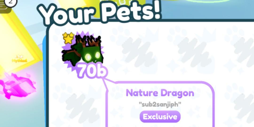 Nature Dragon Value - Pet Sim X Value List 