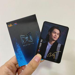 NEW | Tiger Yau 邱傲然 Mirror 珍藏卡 | 西裝造型 | csl卡 | Fans收藏之選