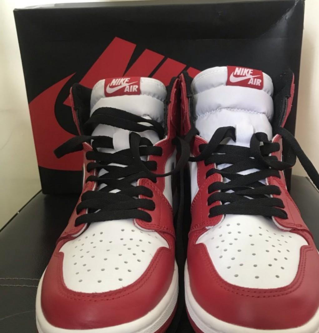 Jual Nike Air Jordan 1 Mid Chicago White Toe EUR 37.5 senikersku