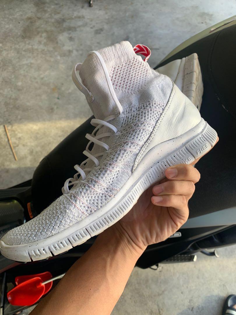 Free flyknit mercurial superfly triple best sale white