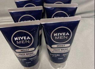 Nivea men 日本版 日本制 男士 潔面 膏 保濕型