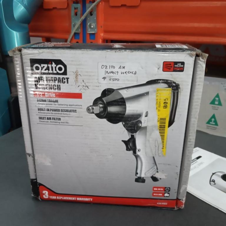 OZITO AIR IMPACT WRENCH, Commercial & Industrial, Construction Tools & Equipment on Carousell
