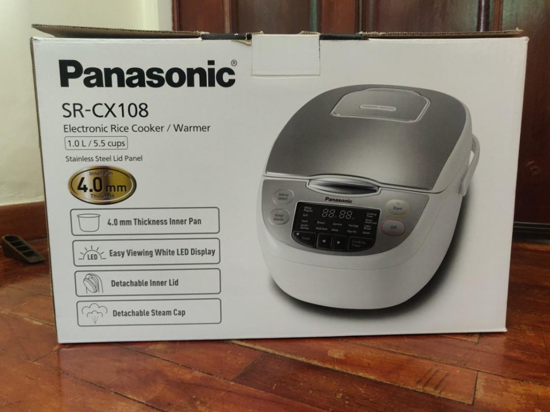 Panasonic SRCX108SSH Fuzzy Logic Rice Cooker (1.0L), TV & Home