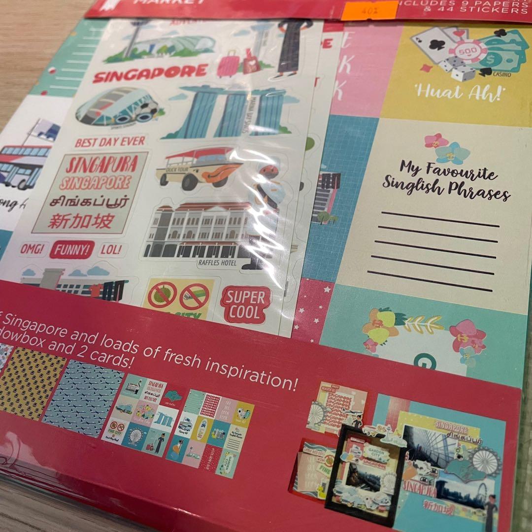 Paper market SINGAPORE scrapbook kit, Hobbies & Toys, Stationery