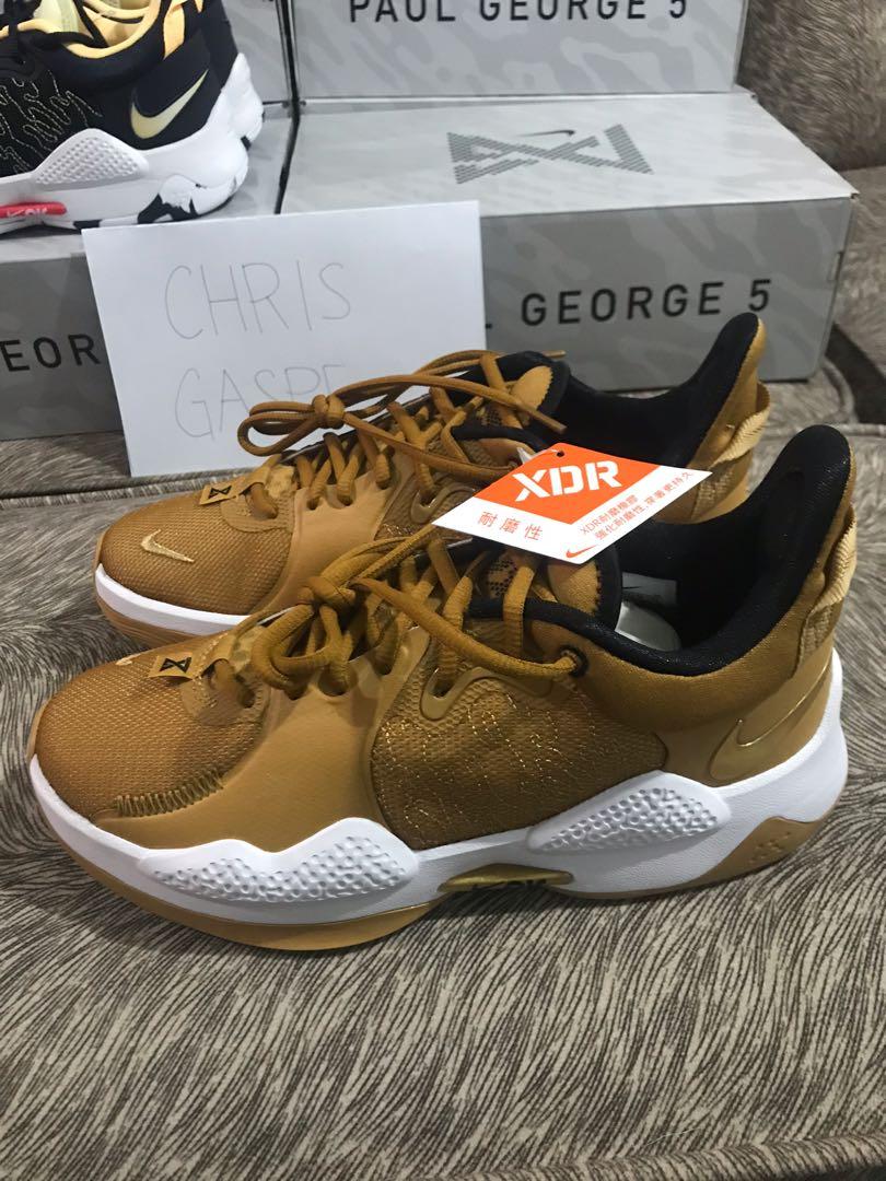 Paul george 2025 shoes brown
