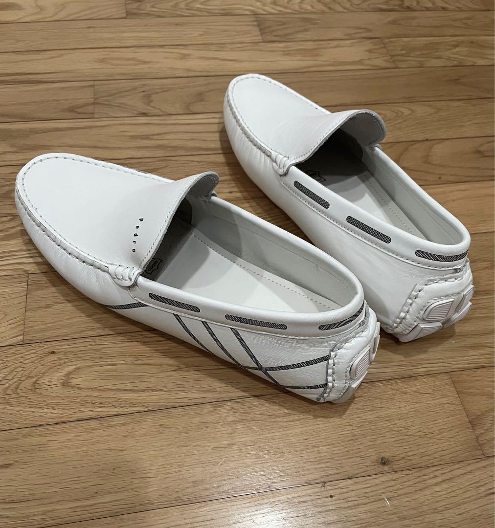 White driving loafers outlet