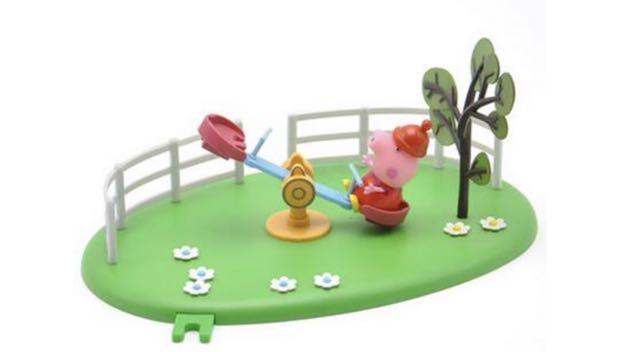 Peppa pig shop seesaw playset