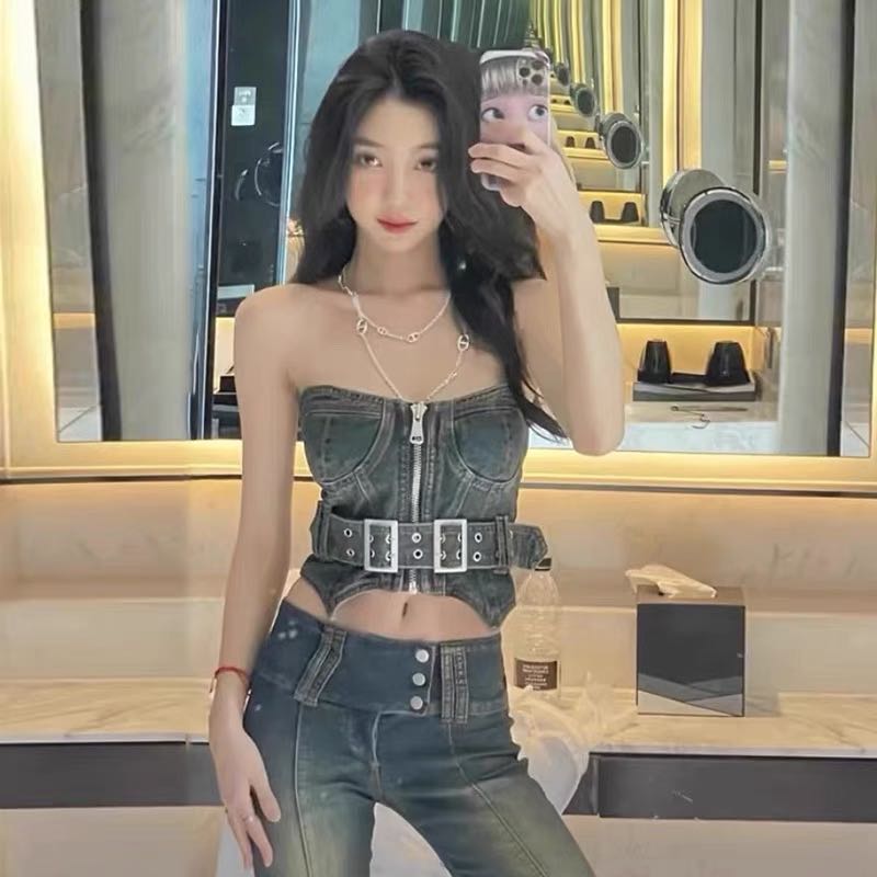 PO | i am gia zeyda top \u0026 pants denim 
