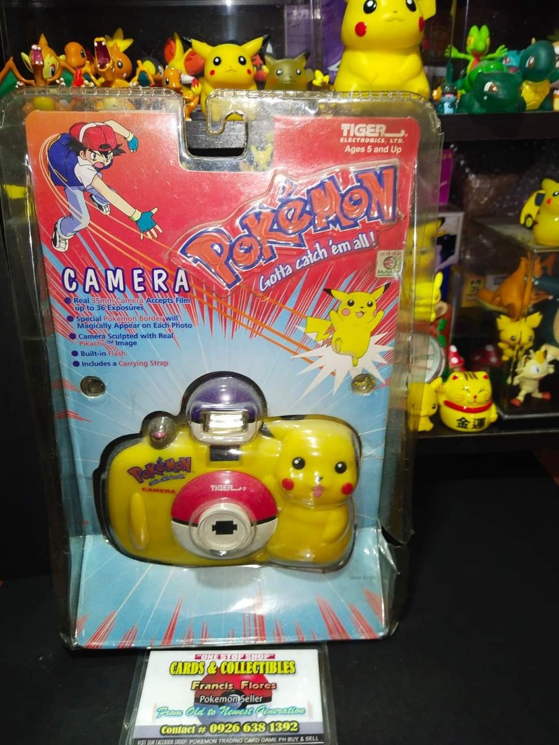 Pokemon VINTAGE Item PIKACHU CAMERA (TIGER) YEAR 1999, Hobbies & Toys