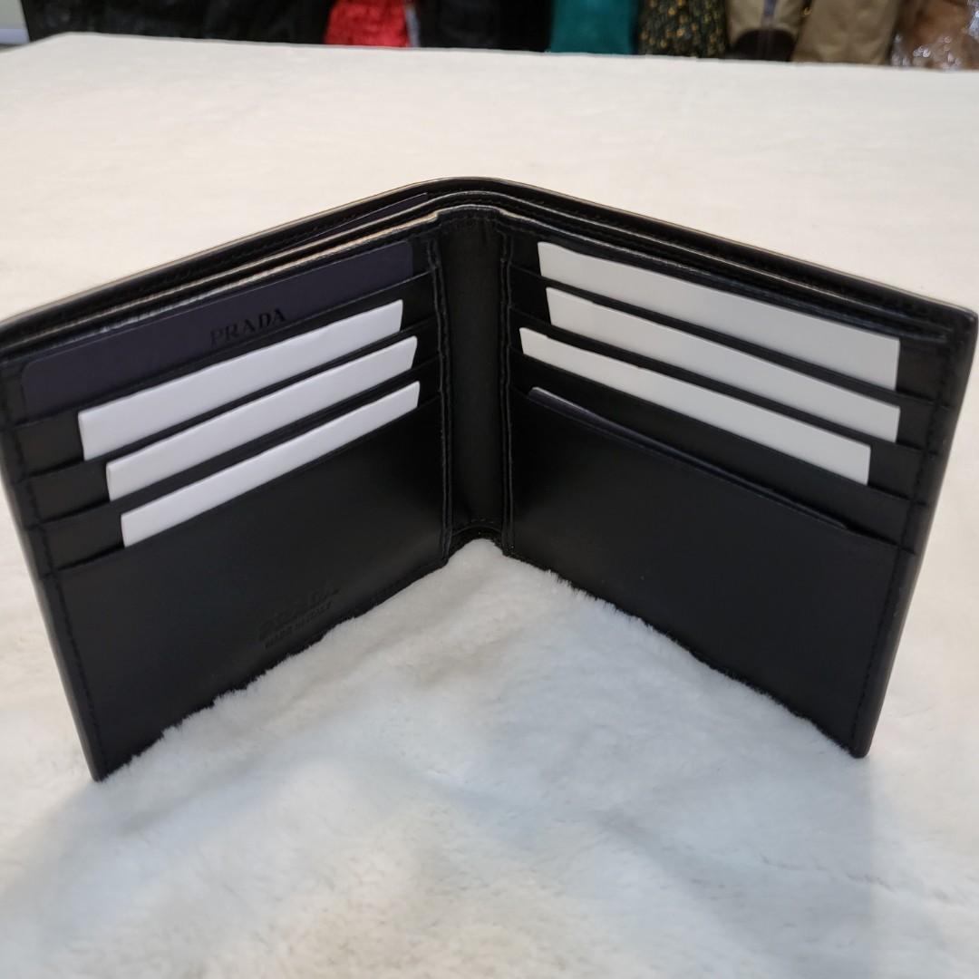 Prada comic store print wallet