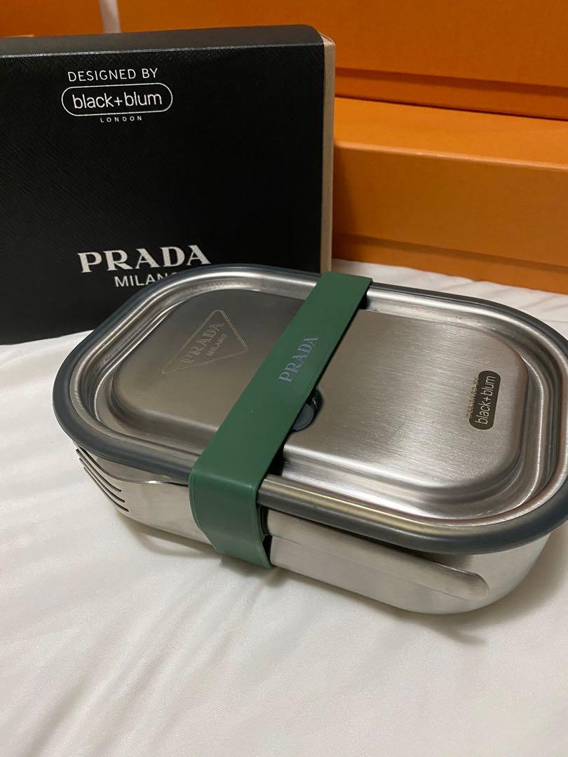 Prada x Black+Blum stainless-steel, bamboo and silicone lunch box -  ShopStyle
