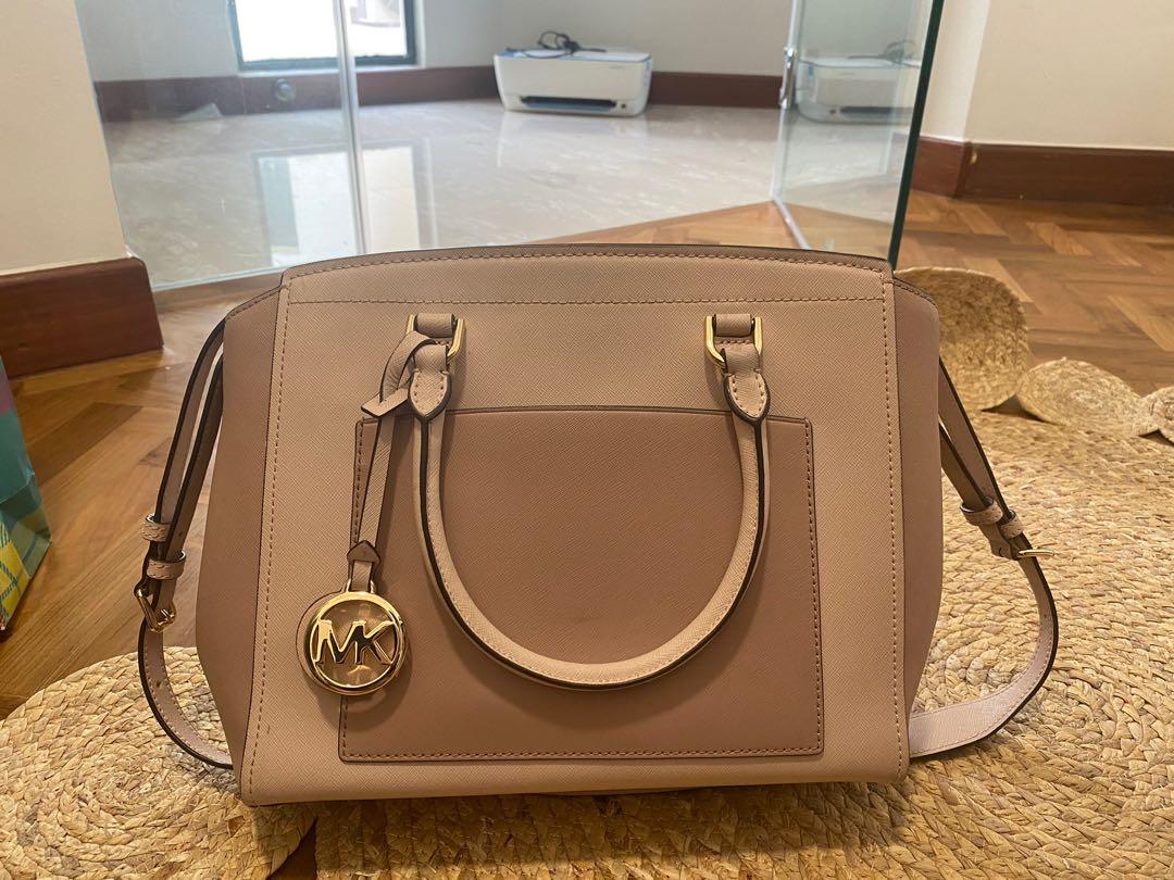 PRE LOVED ORIGINAL MICHAEL KORS PARK LARGE TWO TONE SAFFIANO