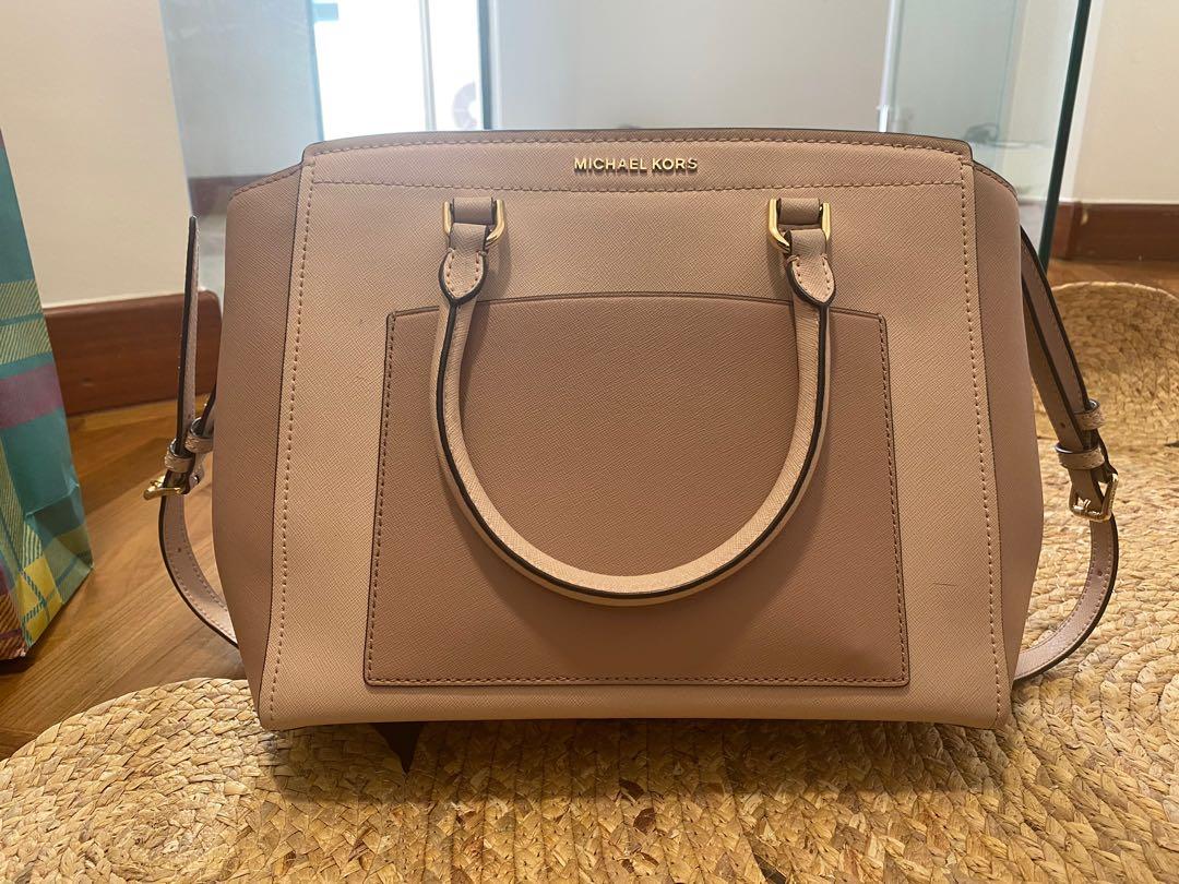 PRE LOVED ORIGINAL MICHAEL KORS PARK LARGE TWO TONE SAFFIANO