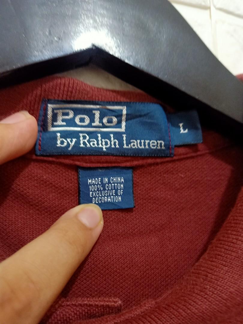 ❌❌SOLD CIANJUR❌❌Ralph Lauren Polo t-shirt Reddark ...