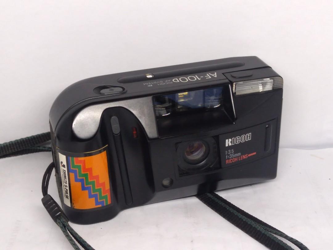 Ricoh AF100 film camera (Category: Cameras) located in Las Pinas. Submitted by film101 (Listing ID 1143284450, Image 3). Description: Ricoh AF100D film camera Slide shell camera NEW DELIVERIES 📍Upon Test with dummy film rolls this what weve got ❇️One Fast shutter coz its equip with 35mmf3.5 ❇️Fast recycle flash ✔️ Date quartz ✔️Flash /film/AF monitor lights(basic for simple camera) ✔️Its a soft shutter ---------------- 📷Condition📷 ✔️Meter work