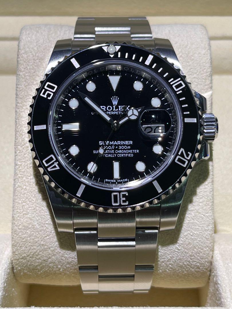 Black sub store rolex
