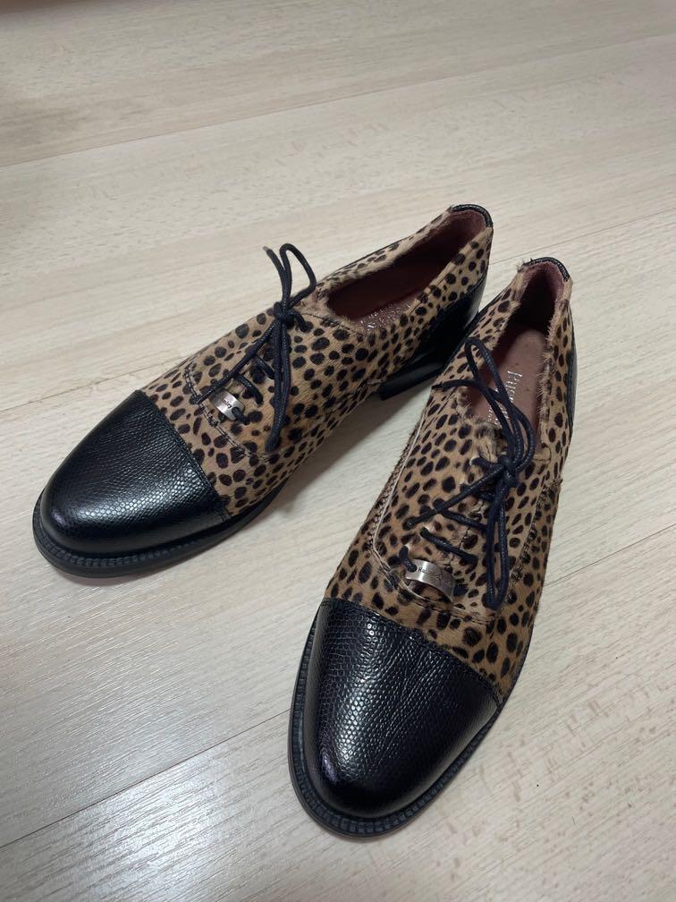 Russell and bromley leopard print loafers on sale