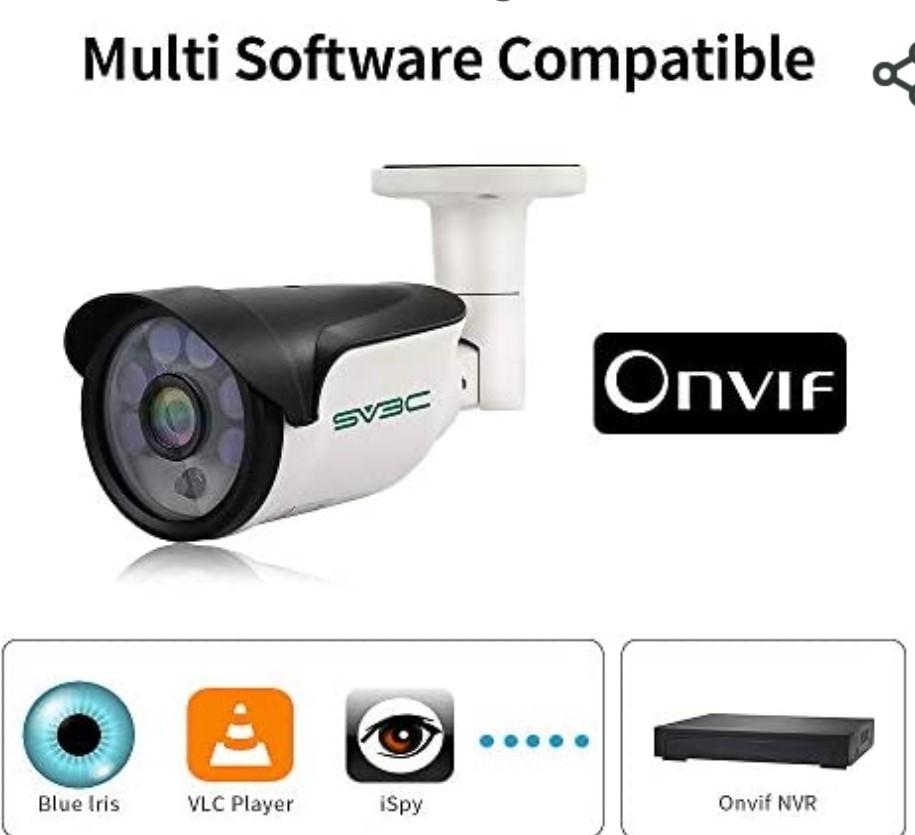 2021 Upgraded POE Camera SV3C 1080P IP Camera Outdoor Home