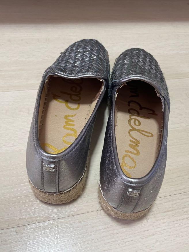 Sam Edelman Silver Platform Loafers US 8.5