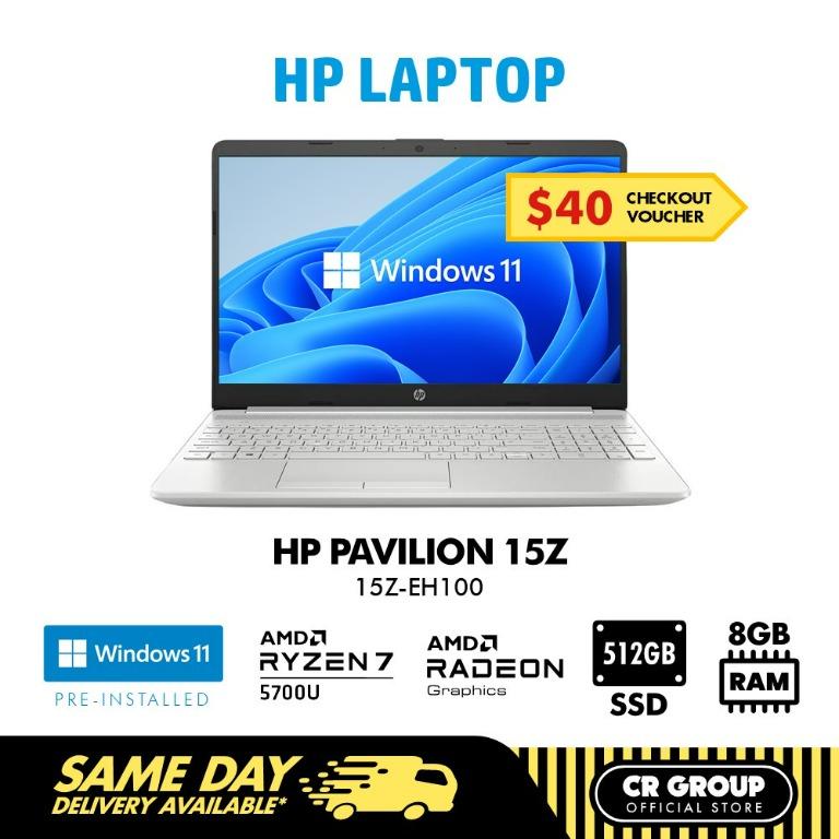 Same Day Delivery Hp Pavilion 15z Eh100 156 Fhd Ryzen 7 5700 8gb Ram 512gb Ssd 6080