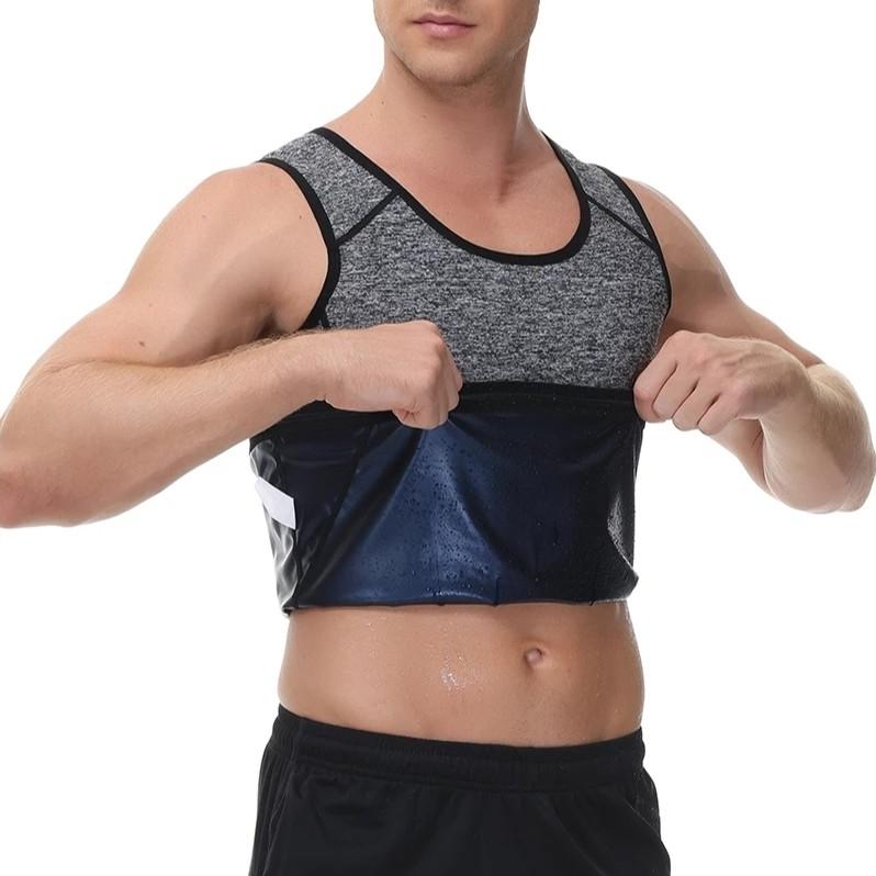 Mens Sauna Vest Waist Trainer  Slimming Tank Top Shapewear Corset - Men  Sweat Sauna - Aliexpress