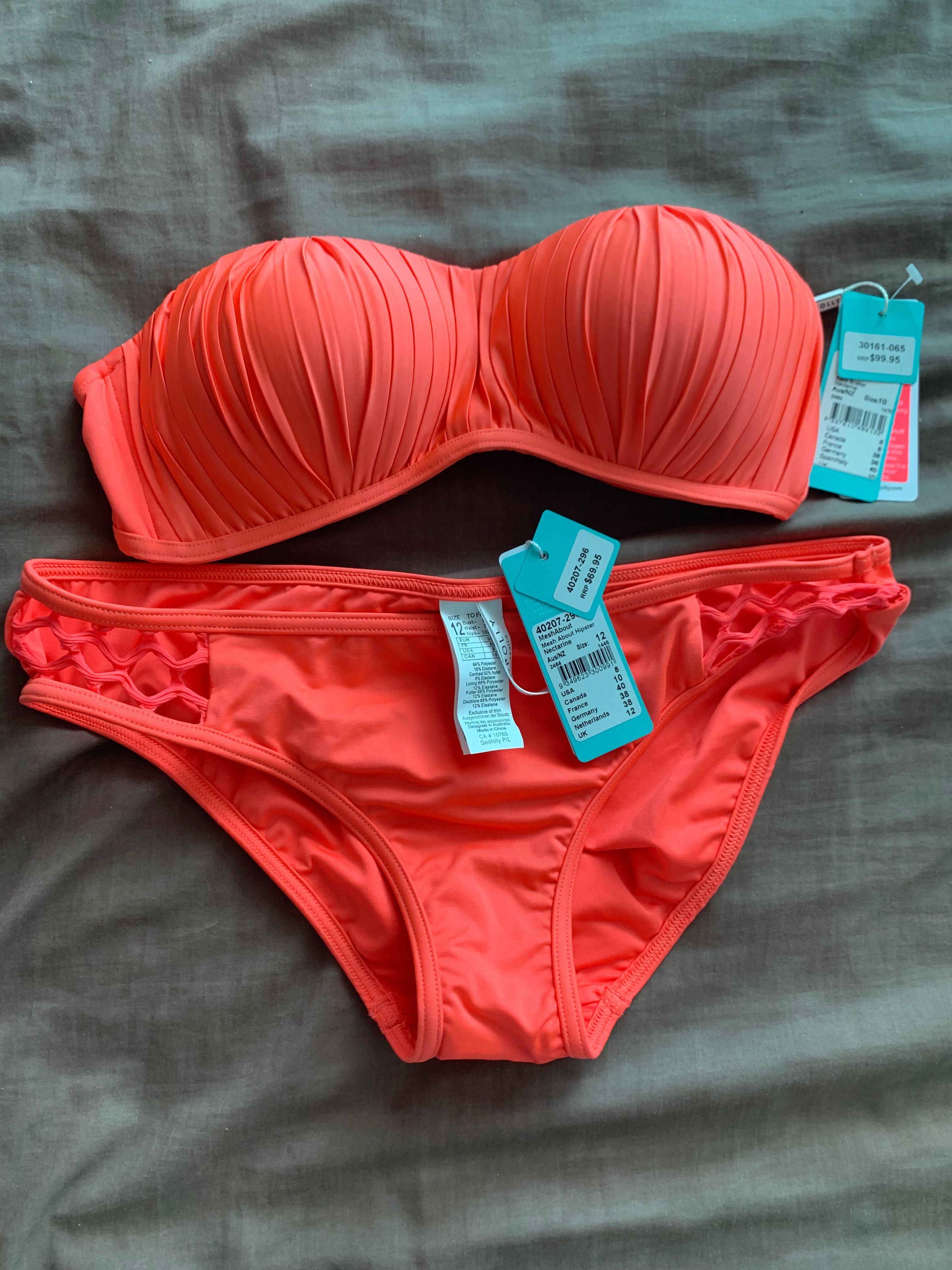 Lovely  Padded Halter Bikini Set By Soaked Sizes 8 to 14 BNWT