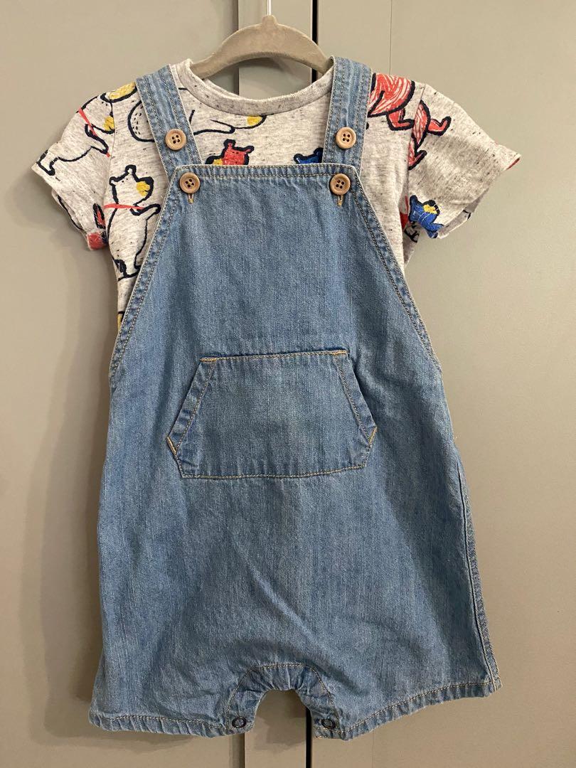 Seed baby denim dungarees (6-12 months), Babies Kids, Babies