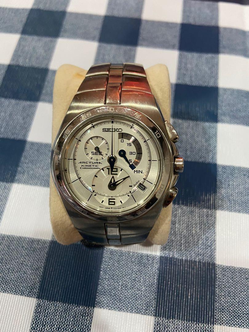 Seiko Arctura Kinetic Chronograph, Men's Fashion, Watches & Accessories,  Watches on Carousell
