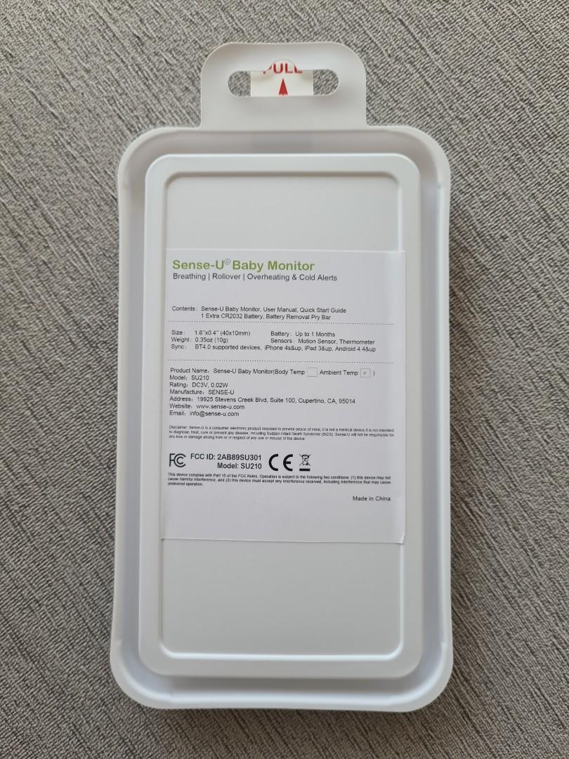 Sense u shop baby monitor battery