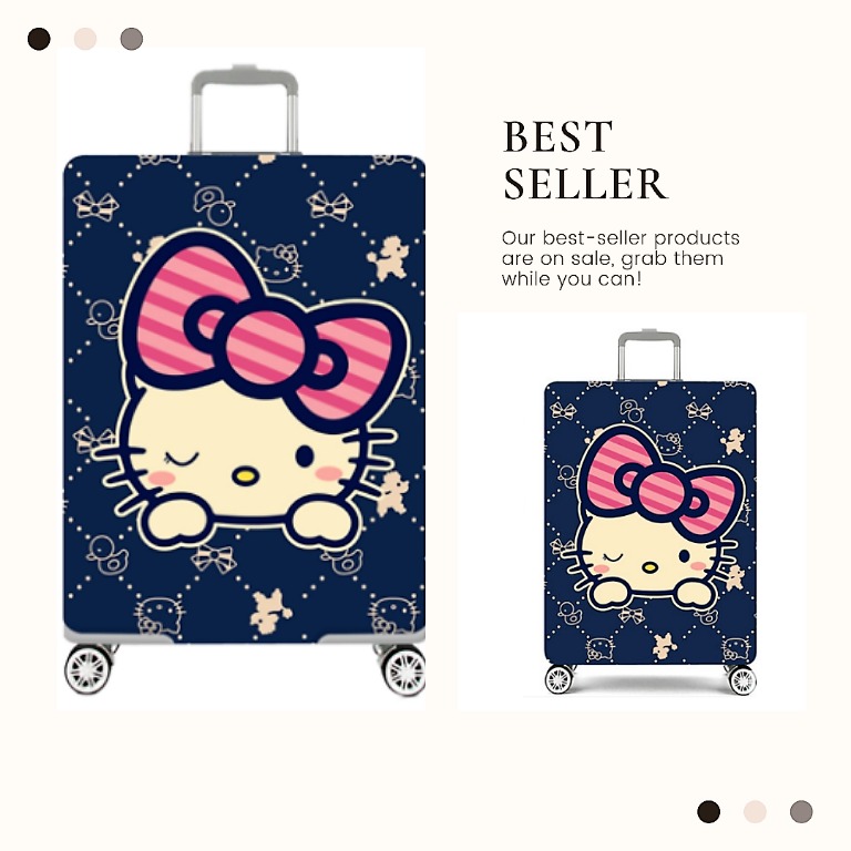 Queen Bee 18-21 inch Travel Luggage Cover Spandex Suitcase Protector Washable Baggage Covers
