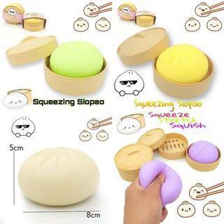 Siopao stress ball (Category: Designer & Blind Box Toys) located in Manila. Submitted by chelseaaudrey (Listing ID 1143142476, Image 2). Description: Siopao stress ball.