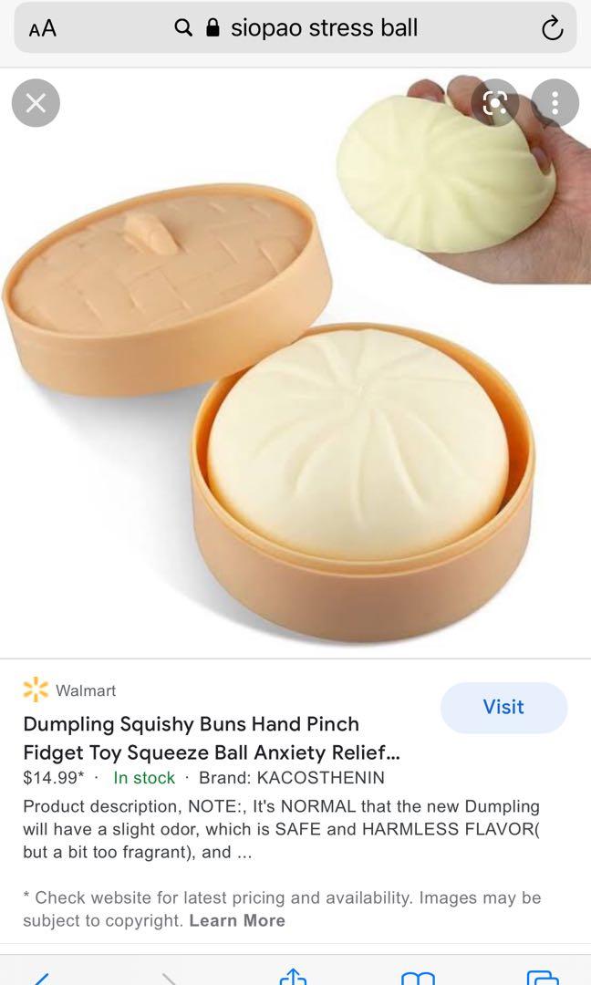 Siopao stress ball (Category: Designer & Blind Box Toys) located in Manila. Submitted by chelseaaudrey (Listing ID 1143142476, Image 1). Description: Siopao stress ball.