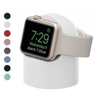 Stand for Apple Watch Series 6/5/4/3/2/1/SE Nightstand Mode Cable Manage Silicone Steady for iWatch 38mm 40mm 42mm 44mm