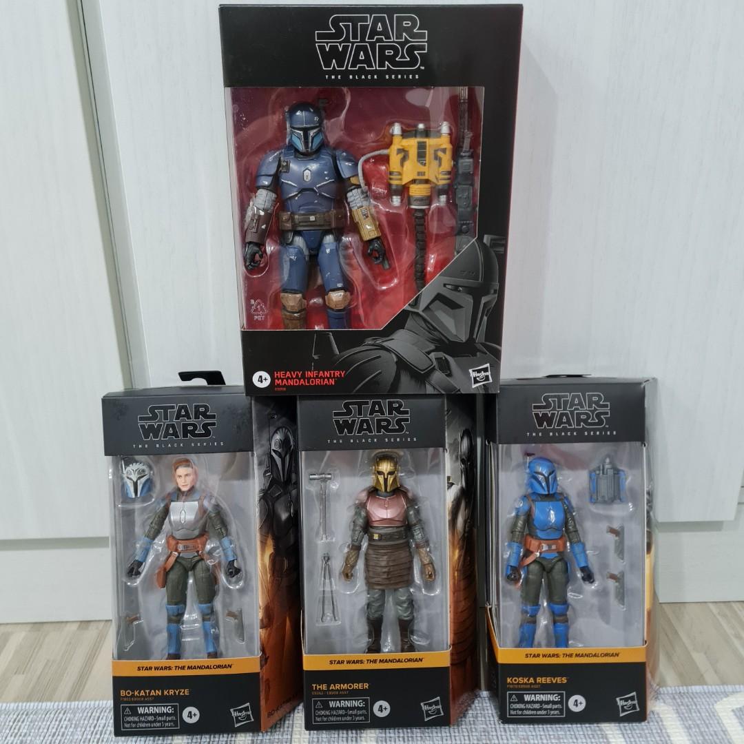 Star Wars Black Series Mandalorian Bo Katan Armorer Koska Reeves Heavy Infantry Hobbies Toys Toys Games On Carousell