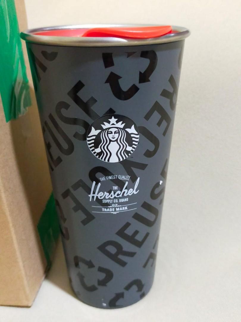 Starbucks x Herschel Metal Tumbler, Furniture & Home Living