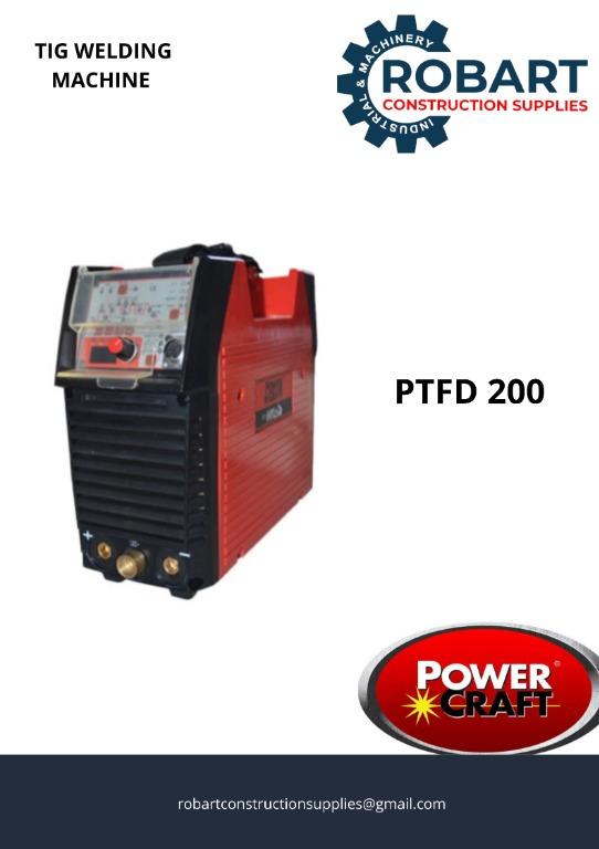 TIG WELDING MACHINE (Category: Construction Tools & Equipment) located in Manila. Submitted by tina.sales (Listing ID 1143124417, Image 1). Description: Brand: Power craft Model: PTFD 200 𝑹𝑶𝑩𝑨𝑹𝑻 𝑪𝑶𝑵𝑺𝑻𝑹𝑼𝑪𝑻𝑰𝑶𝑵 𝑺𝑼𝑷𝑷𝑳𝑰𝑬𝑺 SEND US MESSAGE FOR INQUIRIES ‼️‼️ 🔵100% Trusted Supplier 🔵Competitive Price 🔵𝑾𝒆 𝒂𝒓𝒆 𝑫𝑻𝑰 𝑹𝒆𝒈𝒊𝒔𝒕𝒆𝒓𝒆𝒅 & 𝑩𝑰𝑹 𝐀𝐂𝐂𝐑𝐄𝐃𝐈𝐓𝐄𝐃 Products: ▫️Machinery ▫️Electrical ▫️Valves & Fittings ▫