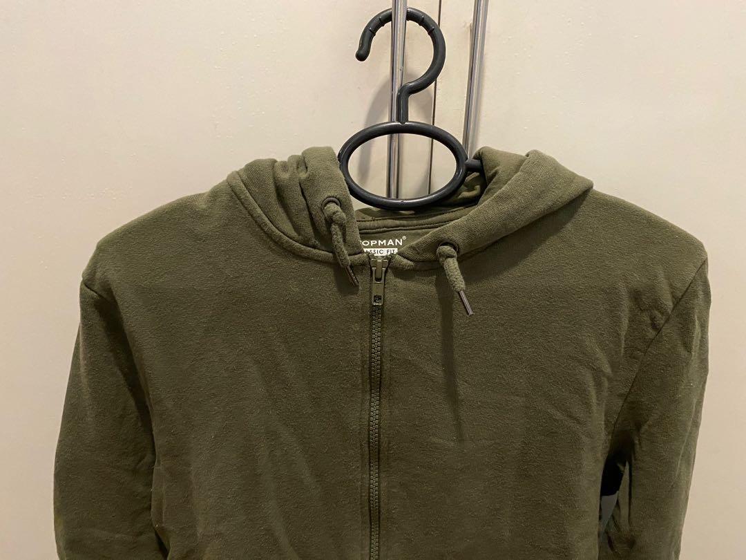 Topman green hoodie shop