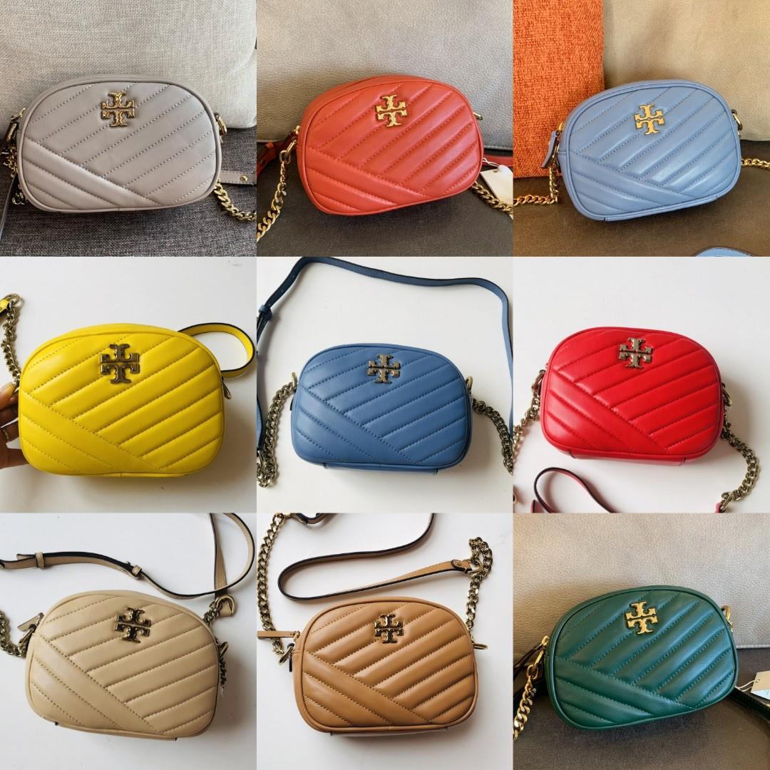 Tory Burch Kira Chevron camera bag in small, Women's Fashion, Bags