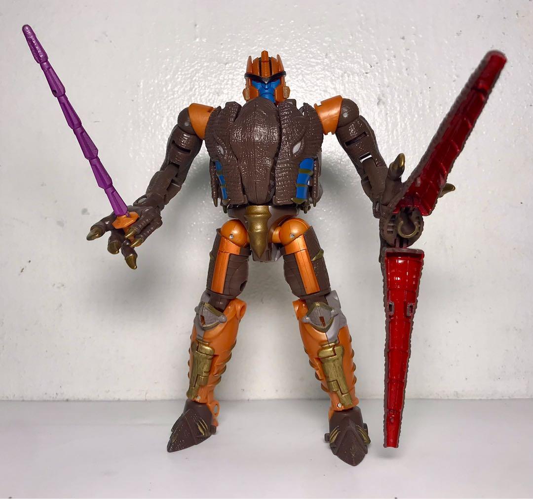 Transformers WFC Kingdom Dinobot (Custom painted), Hobbies & Toys