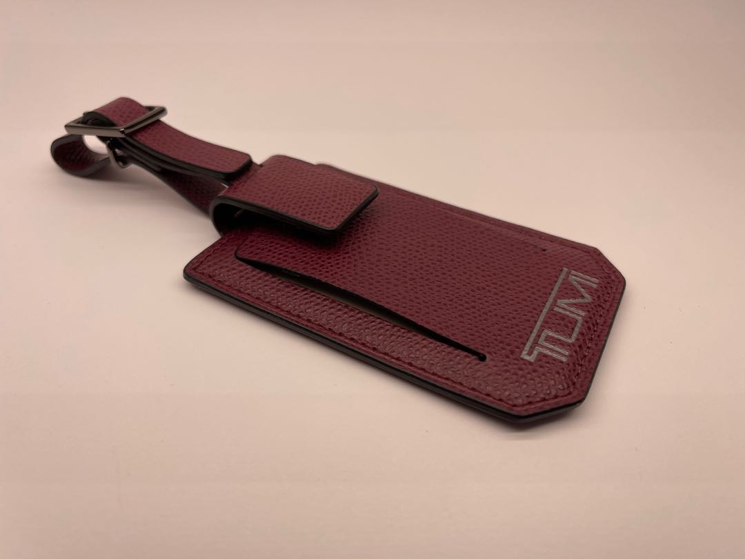 Tumi Leather Luggage Tag, Luxury, Accessories on Carousell